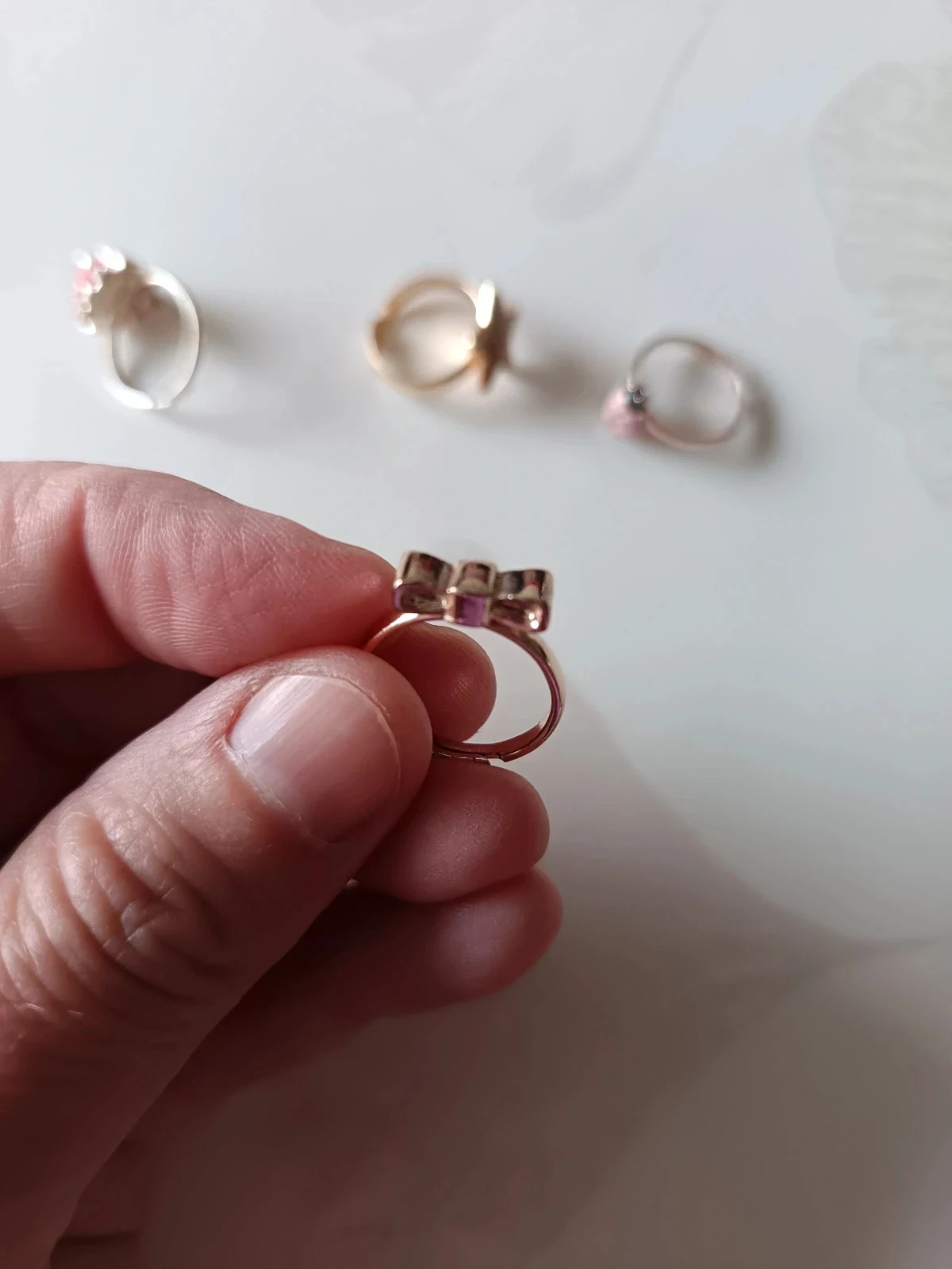 Adjustable children's fancy ring set – photo 4